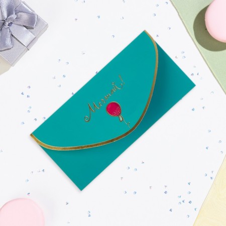 The envelope "Dream!" Cutting, embossing, software touch, ball-3