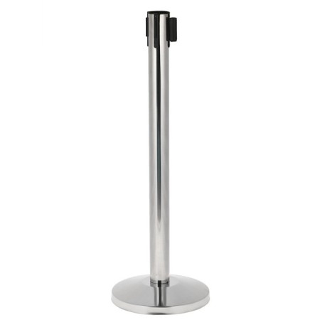 Fencing stand with exhaust ribbon-180cm red, height-90cm, diameter 6cm, floor D-32cm