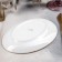 Oval Beige dish, 18 × 14 cm, beige color