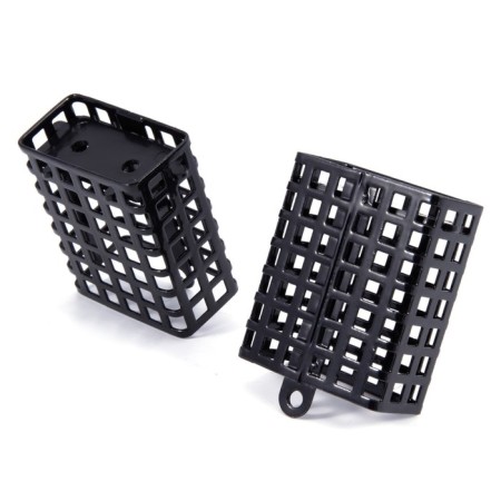 Feeding feeder Yaman rectangular 20 g, metal, removable plastic bottom, packaging 10 pcs. 106948