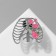 The icon "chest", green-pink in silver