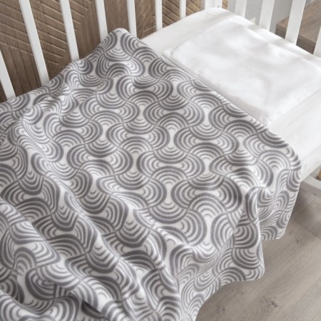 Fleet blanket "Shells", size 100x118 cm-3