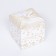 Folding box "Snow Deer" 14 x 14 x 14 cm