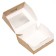 Folding box, craft, 10 x 8 x 3.5 cm, 0.24 liters