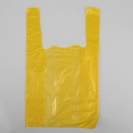 Package "Yellow", polyethylene, T -shirt, 25 x 45 cm, 10 μm