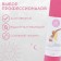 Joga mat, 183x61x0.6 cm, pink color