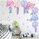 Stick plastic interior color "hydrangeas" 30x60 cm set 2 sheets