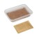 Set for growing microwaves: white cabbage, tray, jute rug