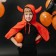 Carnival set "Sweet Damn": a cloak with a hood and a rod