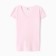 Women's T-shirt V-shaped neckline, light pink color, size 54
