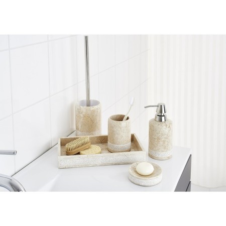Dispenser for liquid soap posh, beige color-1