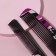 Set of comb “fashion”, 2 objects, black/pink color