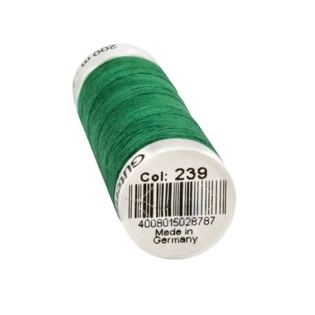 SEW-HALL thread for all materials, 200 m, 748277 (239 Green Trilist)-1