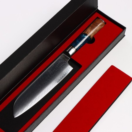 Knife Santoku Paladium, 17.8 cm, Damaskaya steel VG-10-7