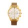 Men's watch "Eddie", D-4 cm, strap length 28 cm, gold