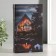 Safe-book wood, leatherette "Design and architecture of cottages" 21x13x5 cm