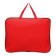 Folder with handles Textile A4, 360 x 270 x 20 mm, inner pocket Calligrata, "Office" 1Sh421, Red