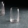 Set of glass glasses Nova, 6 pcs, 135 ml, pink