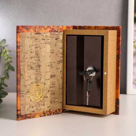 Safe-book wood "Geography" 17x11x5 cm-2