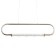 Bayerlux lamp "RUKI" 57W LED gold 83x4.5x21cm