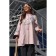 Female coat, size 48, pink color