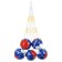 Tipping goals onLyTop, 6 goals, thread 6 mm, MIX color