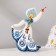 Coastal souvenir "Doll", Gzhel, 11.5 cm, ceramics
