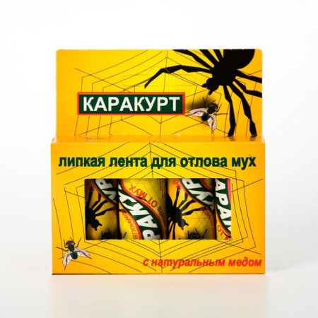Sticky tape from flies "Karakurt", box, 4 pcs-1