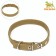 Two -layer tarpaulin collar, 52 x 2 cm, sand