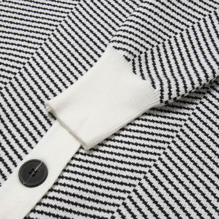 Cardigan female, white color, size One size (44-48)-3
