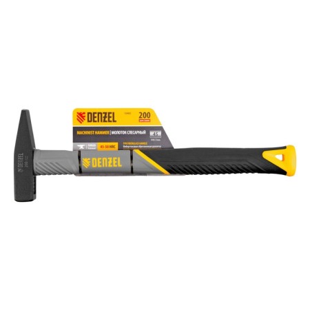 Denzel 10482 locksmith hammer, TPR coating, Fiberglass handle, 200g-3