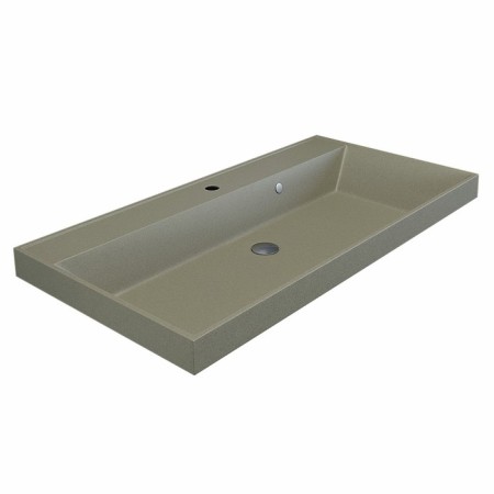 Sink uperwood Classic quartz 90 cm, quartz, beige matte, dessert-5