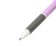 Automatic ballpoint handle 0.8 mm blue, with a rubber holder, Mix case
