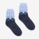 Women's socks, ultramarin color/ dark blue, size 23-25