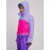 Combineson ski female winter, size 48, purple color