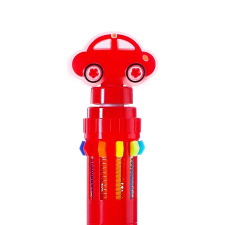 Multi-color ballpoint pen Calligrata "Schepinner", automatic, 10 color, node 0.7 mm, red-2
