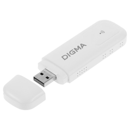 Modem 3g/4g Digma Dongle WiFi DW1960 USB Wi-Fi Firewall +Router External White-6