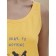 Female dress, size m, yellow color