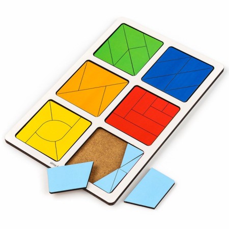 Squares Nikitin 3 level, 6 squares-3