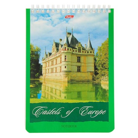 Notepad A5, 60 sheets on the crest "locks", a hard substrate, 2 types of mix