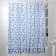Curtain for the bathroom "shell", 180 × 180 cm, white color