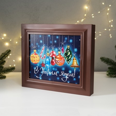 Key closed "Christmas tree toys" 26.5x31.5 cm-1