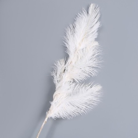 Decor of feathers "Fountain" on the leg, height - 58 cm-2