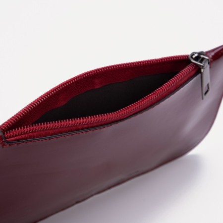 Set of bags with zipper, red color-6