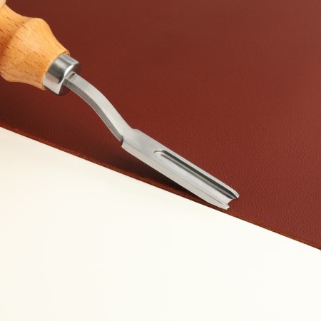 French -type beveler, for skin, 15.4 cm, hole 5.8 mm-6