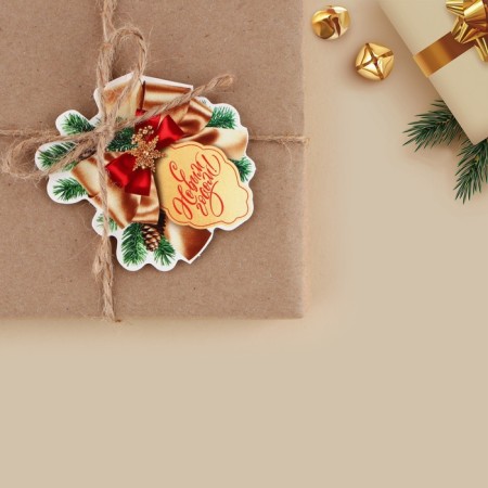 Schildik decorative for the gift "Banting with Schilda", 6.3 x 7 cm, New Year-1