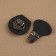 Bag Cauline, sewing, 6 × 4 cm, black/black nickel color