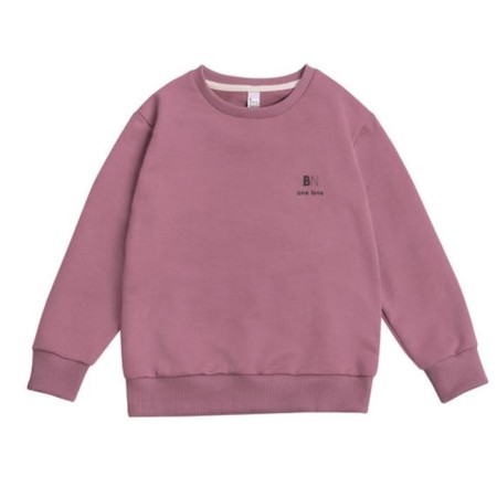 Sweatshirt for girls Basic, height 128 cm, lilac color