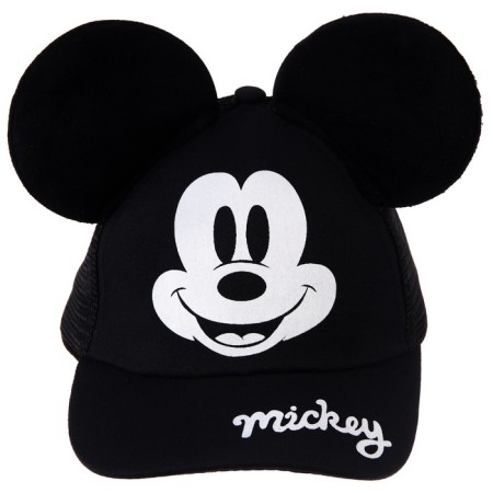 Baby cap with ears, with a grid, size 52-56, Mickey Mouse-2