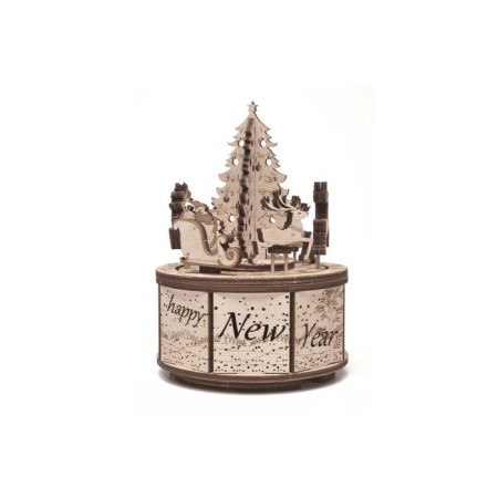 Musical box "Carousel Santa"-1